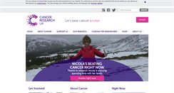 Desktop Screenshot of cancerresearchuk.org